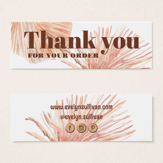 boho tropical mini pacote (Frente & Verso)