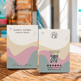 Boho verde-cor-de-rosa Branca do fabricante Qr