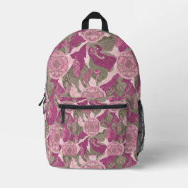 Boho Vibrant Pink Camo