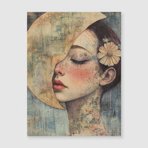 Boho Vintage Woman e Half Moon