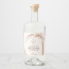 Boho Watercolor Floral Modern Arch Bridal Shower