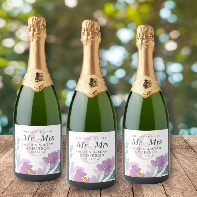 Boho Watercolor Florals Wedals Pink (Criador carregado)