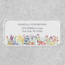 Boho Watercolor Wildflower Floral