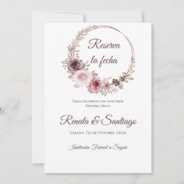 Boho Wedding Salvar a Data