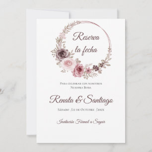 Boho Wedding Salvar a Data