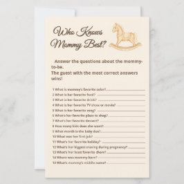 Boho Western Rocking Horse que conhece o jogo das