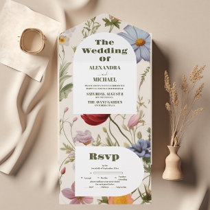 Boho Wildflower Botanical Wedding
