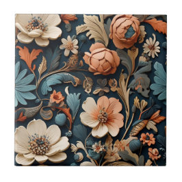 Boho Wildflower Elegante Padrão Invisível