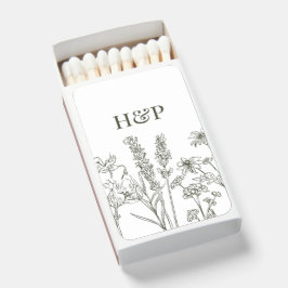 Boho Wildflower Olive Weding Elegante