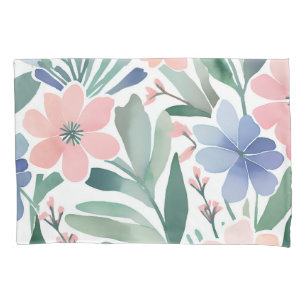 Boho Wildflower Watercolor Pastel Floral Design