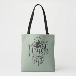 Boho Witch Vibes Bolsa - Pequena Bruxa em Todos nó