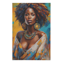 Boho Woman in Sunflower Expressive Hippie