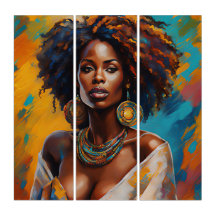 Boho Woman in Sunflower Expressive Hippie