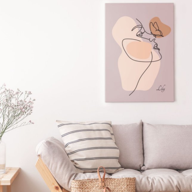 Boho Woman Line Art , Terthy Tones Poster (Criador carregado)