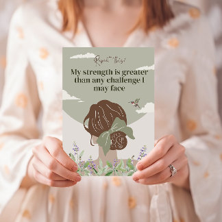 Boho Women Empowerment Positive Cards