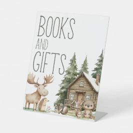 Boho Woodland Animais Chá de fraldas Livros Presen