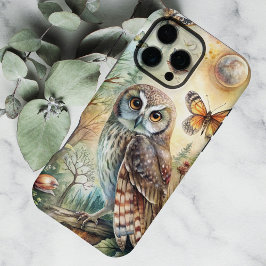 Boho Woodland Owl