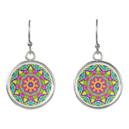 Boho Yellow Flower Star Mandala
