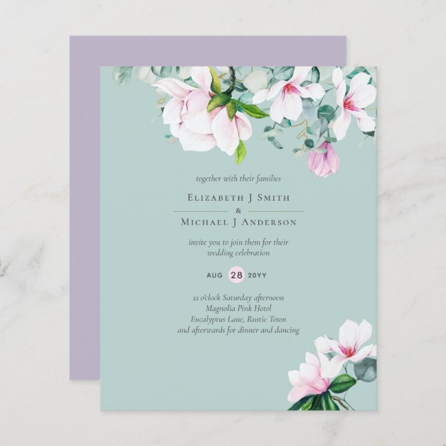 Boia-Lavanda Eucalyptus, cor-de-rosa, (Frente/Verso)