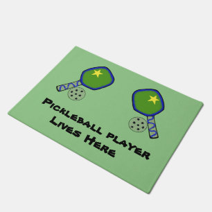 Boia-vinda da porta do tapete de picleball