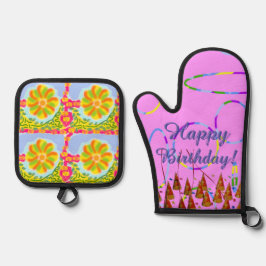 Boias cor-de-rosa Feliz Aniversário Festivo