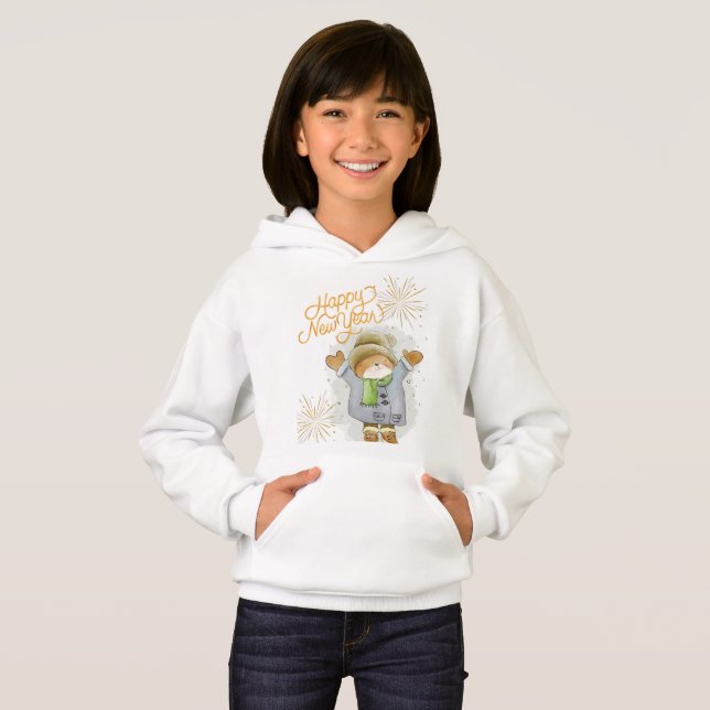 Boias e Sweatshirts de meninas acolhem o novo ano  (Frente Completa)