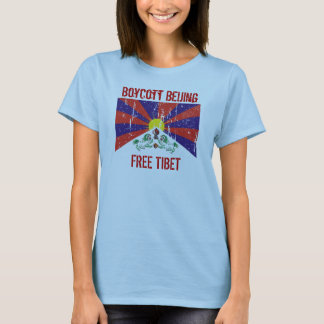 Boicote a camiseta gratuita do Tibete em Pequim - 