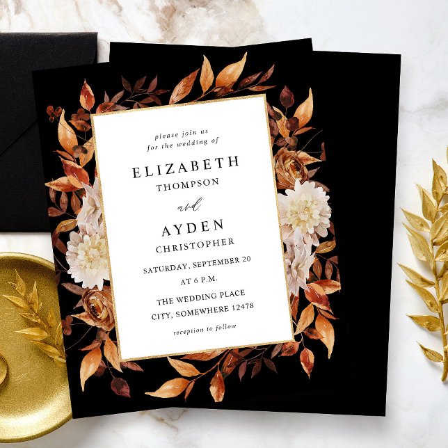 Boige de Orçamento Queda Floral 2 Casamento - Pret (Criador carregado)