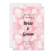 Bokeh Bokeh Bokeh Luzes De Casamento Convite