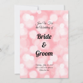 Bokeh Bokeh Bokeh Luzes De Casamento Convite