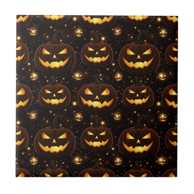 Bokeh Halloween | Abóbora Iluminada (3) (Frente)