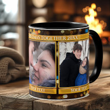 Bokeh Sparaking Lights 3 Fotografias Caneca de Nat