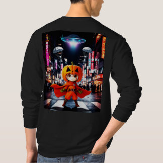 Bokuchander UFO design trava camisa longa