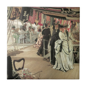 Bola a Bordo by James Tissot, Arte Vitoriano