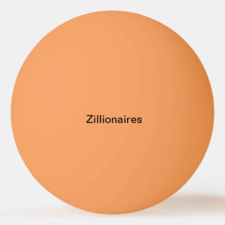bola alaranjada do pong do sibilo dos zillionaires