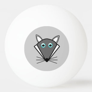 Bola bonito de Pong do sibilo do lobo do Dia das