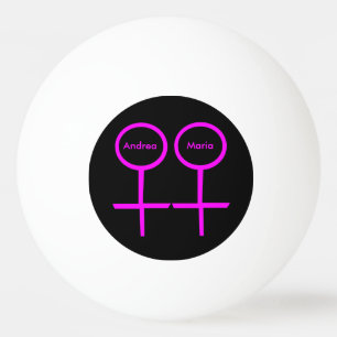 Bola customizável de Pong do sibilo dos amantes