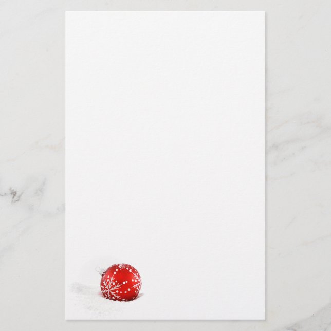 Bola da árvore de Natal dos artigos de papelaria (Frente)