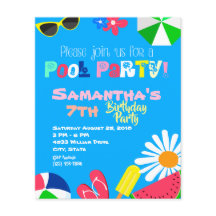 Bola de Aniversário do Partido da Piscina de Verão