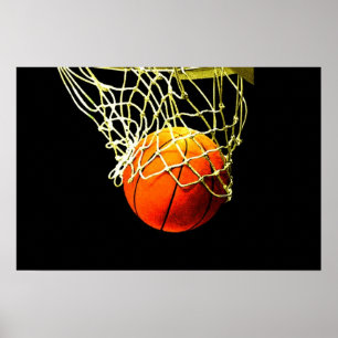 Bola de basquete e Impressão de rede