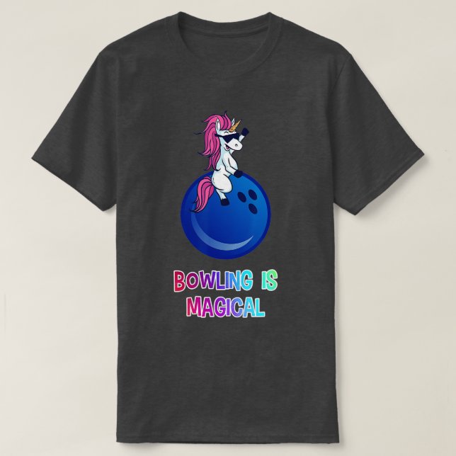Bola de boliche Unicorn Boliche Camisa Boliche Uni (Frente do Design)