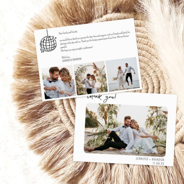 Bola de cartões de agradecimentos de casamento (Criador carregado)