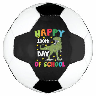 Bola De Futebol 100 Dias De Escola Trex 100º Dia de Escola 