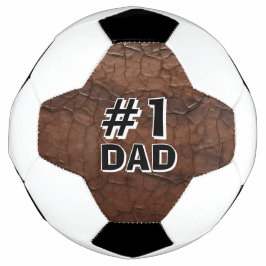 Bola De Futebol #1 Pai de couro
