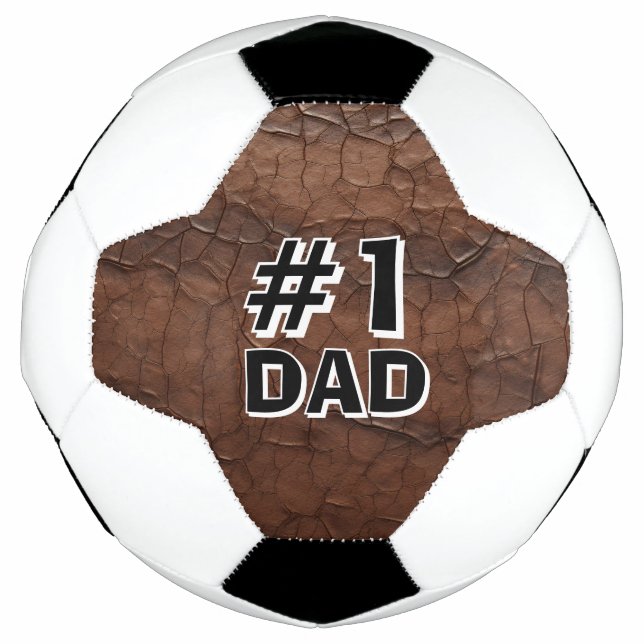 Bola De Futebol #1 Pai de couro (Frente)