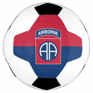 Bola De Futebol 82.a Divisão Aerotransportada Bandeira Militar Ve