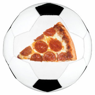 Bola De Futebol A fatia clássica de pizza de pepperoni SlipperyJoe