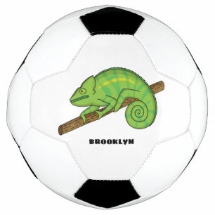 Bola De Futebol A ilustração do camaleão de Parson