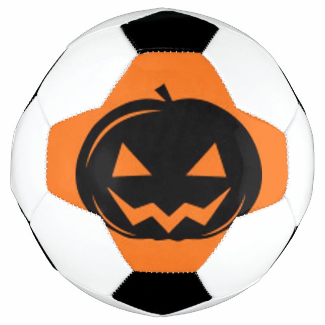 Bola De Futebol Abóbora preta (Frente)