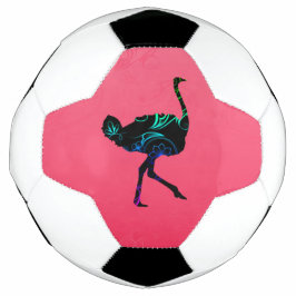Bola De Futebol Abstrato Ostrich Soccer Ball